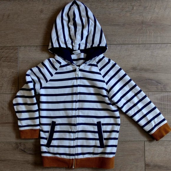 H&M Other - H&M Striped Cotton Stretch Zipper Hoodie